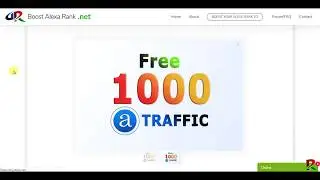 Get 1000 Free Alexa Traffic For Your Website and Blog - Boost Alexa Rank