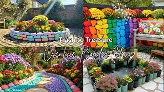 DIY Trash Garden Ideas Nobody Shows You | Inspirational Design Concepts for Small Yards & Patios