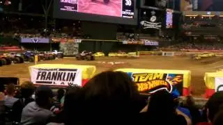 Brian Deegan Metal Mulisha Monster Truck At Monster Jam PHX AZ 1/28/2012