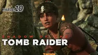 Shadow of The Tomb Raider parte 10 escalar a barriga da serpente