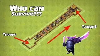 Traps Formation Vs All Ground Troops - Clash Of Clans