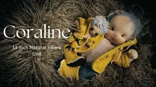 Coraline- 13 inch Natural Fibers Doll