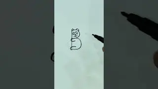 how to draw panda  #cartoon #art  ✏️🐼