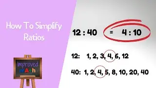 How To Simplify Ratios