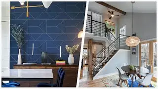 75 Mid-sized Blue Dining Room Design Ideas You'll Love 🔴