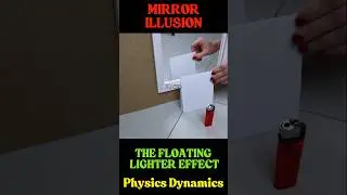 Defying Reality with Mirror Illusion 🔥 | Physics Magic Explained! #shorts