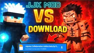 I found the best JJK Mod For Minecraft PE 1.21+ || like anime !!''
