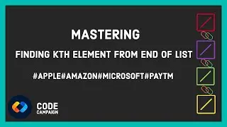 Finding kth element from end of linkedlist. (Data Structures and Algorithms #32)(Linked List #6)