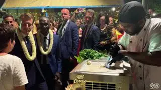 Caresse Cream -  Soir&eacute;e Pr&eacute;sidentielle avec Emmanuel Macron