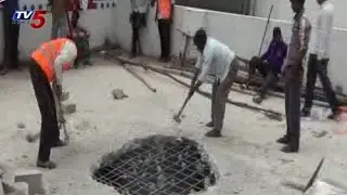 Operation Demolish  GHMC Special Drive on illegal constructions : TV5 News
