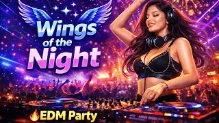 Wings of the Night  | EDM Party Mix  | Female DJ
