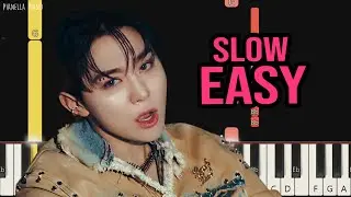 SEVENTEEN - THUNDER | SLOW EASY Piano Tutorial by Pianella Piano