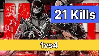 2v4 Clutch | 21 Kills INSANE Gameplay | COD Mobile BR