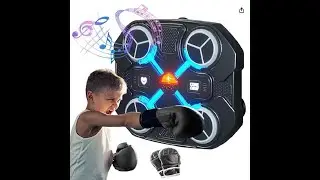 Musical Boxing Machine Wall Mounted Boxing Equipment With Bluetooth,LED Screen