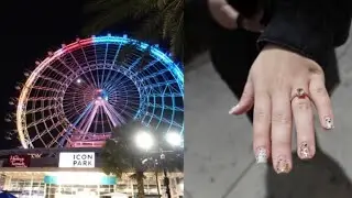 We Rode The Orlando Eye at Icon Park | I Proposed & She Said Yes! | Tru By Hilton Orlando Review!