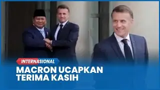 Macron Berbahasa Indonesia Ucapkan Terima Kasih Tunggu Prabowo Makan Malam Bersama