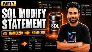 SQL Modify Statement Tutorial in MySQL | Alter Table Modify Column | SQL Course Part 4