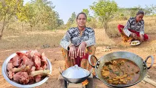  Village Style Chicken recipe || Tribal Desi Style Cooking || Desi Coking || गाँव के घर जैसा स्वाद..