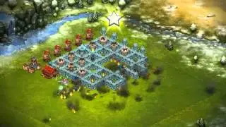Throne Rush how To attack 37 Level With 34 Troll and 22 Mage