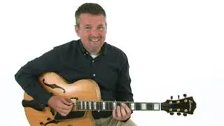 🎸Jazz Guitar Lesson - Blues Comping Rhythm Demo: Comping Study 3 - Tom Dempsey