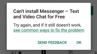 Fix can't install messenger error 504 android 2023 | facebook messenger download nahi ho raha hai