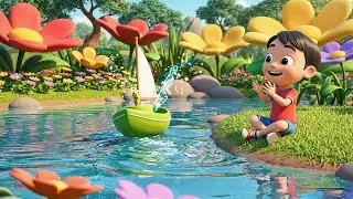 Six Little Toy Boats Sail Sail Sail | Nursery Rhymes for Kids & Baby Songs