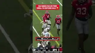 Ole Miss would go into halftime down 9 points
