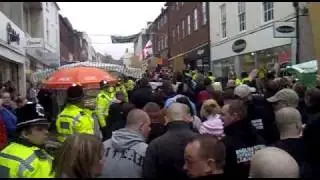 EDL Protest Hickley 05.03.2011