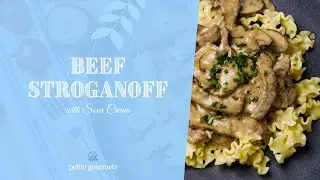 Классический рецепт бефстроганов со сметаной