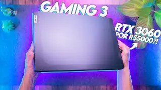 Unboxing do NOTEBOOK GAMER MAIS BARATO com uma RTX 3060! Ideapad Gaming 3