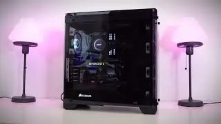 The Mirrors Edge Glass Gaming PC - Time lapse + Build!