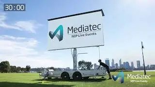 Mediatec's Mobile LED Video Display Screens for Live Events  - Time Lapse