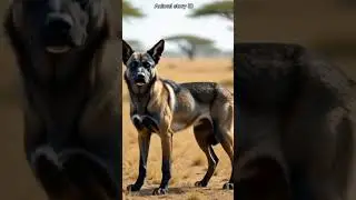 This African wild dog is confused#video #sohrts #wild dog