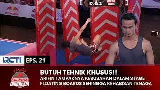 TEHNIK KHUSUS! Arifin Menyerah Ditantangan Floating Boards | SASUKE NINJA WARRIOR INDONESIA | PART 1