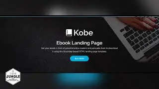Kobe - Ebook Landing Page Template + Download