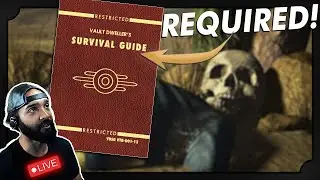 The Vault Dweller's Survival Guide 🔴Live! Fallout 1 game manual reading