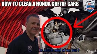 🧹How to Clean a Dirt Bike Carburetor (Honda CRF70F)