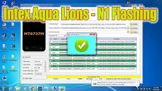 Intex Aqua Lions - N1 Flashing Solution 100% (Step By Step)
