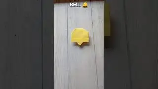 BELL ORIGAMI TUTORIAL| HOW TO MAKE CHRISTMAS BELL CRAFT TUTORIAL| STEP BY STEP FOLDING