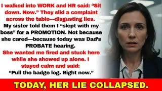 My Sister Told HR I Slept With My Boss for a Promotion—So I’d Miss Dad’s Probate Hearing… Today…