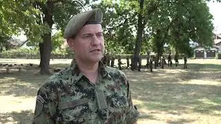 Pukovnik Duško Jović, komandant CO KoV // Specijalistička obuka vojnika generacije „jun 2024“