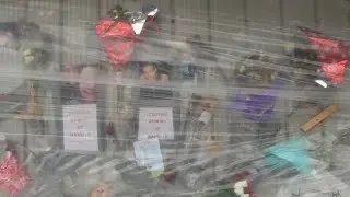Hamilton family forced to take down memorial to their late son & brother who was killed 7 weeks ago