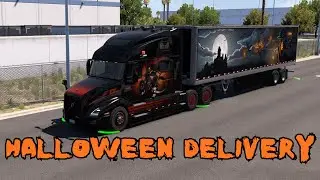 Halloween Candy delivery FULL American Truck Simulator