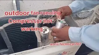 Split Ac capacitor wiring||Split Ac capacitor replace||Split Ac capacitor change👍👍