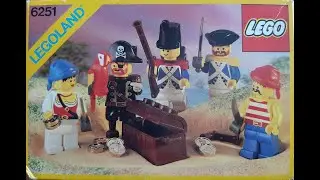 Lego 6251 - a quick review about Classic Lego Pirates minifigures set
