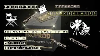 Postprod videothiques : Animation du logo ROPROD Movies Production