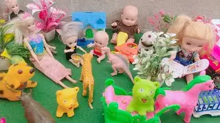 Bitu situ ki khani Barbie dall all day routine in Indian village gadi wala cartoon toys cartoon toys