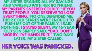 My sister drained all the money and vanished - 48 hours later, she called in panic shaking badly!!