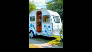Dreamy White Mini Camper 🤍✨🚐 | Small Size, Big Freedom 🌍 | Future on Wheel