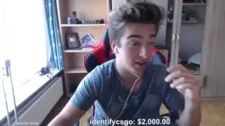 Streamer Gets 20,000$ Donation Live ! (GONE WRONG)